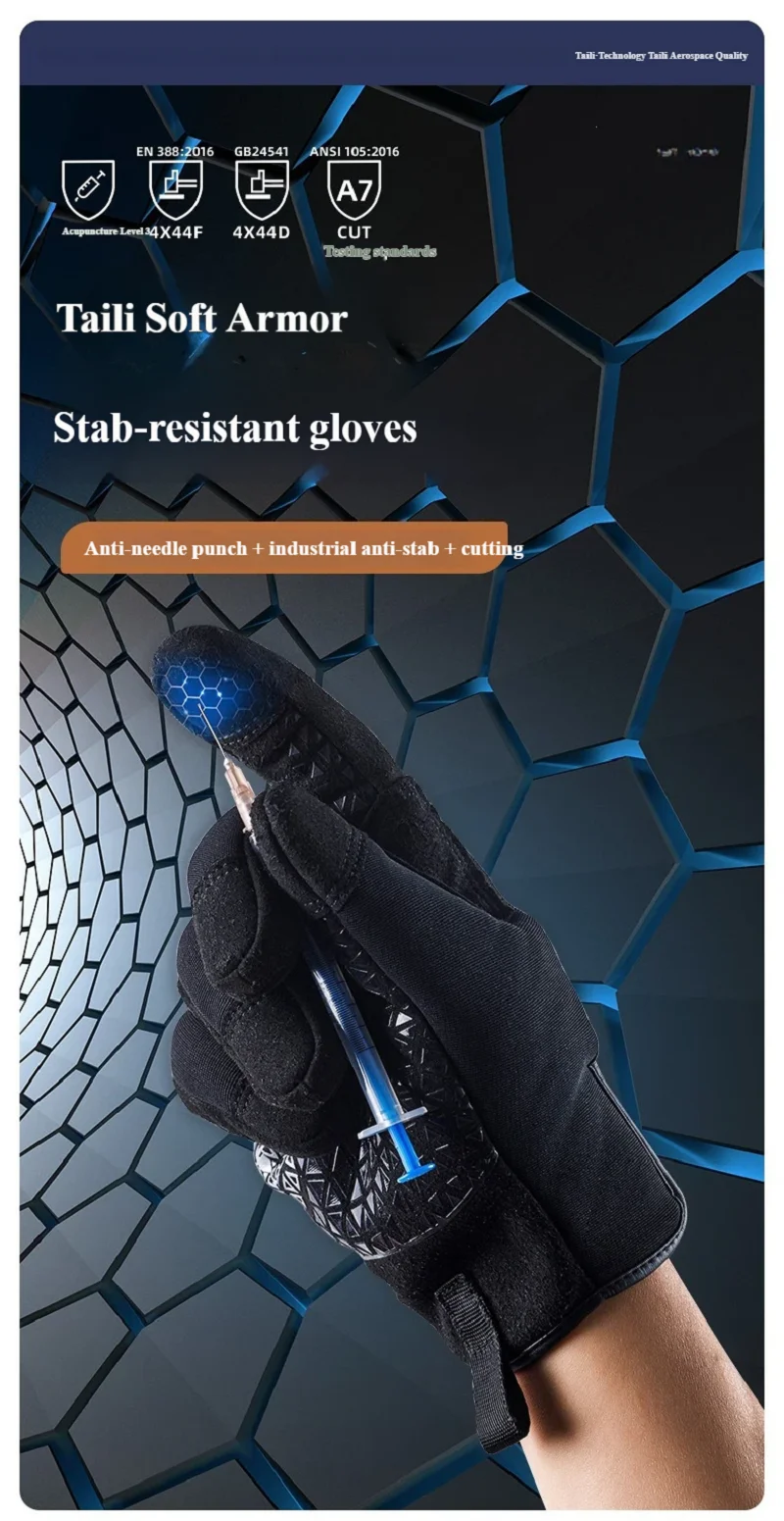 Guantes anti-corte y anti-punción resistentes a pinchazos - imagen 2