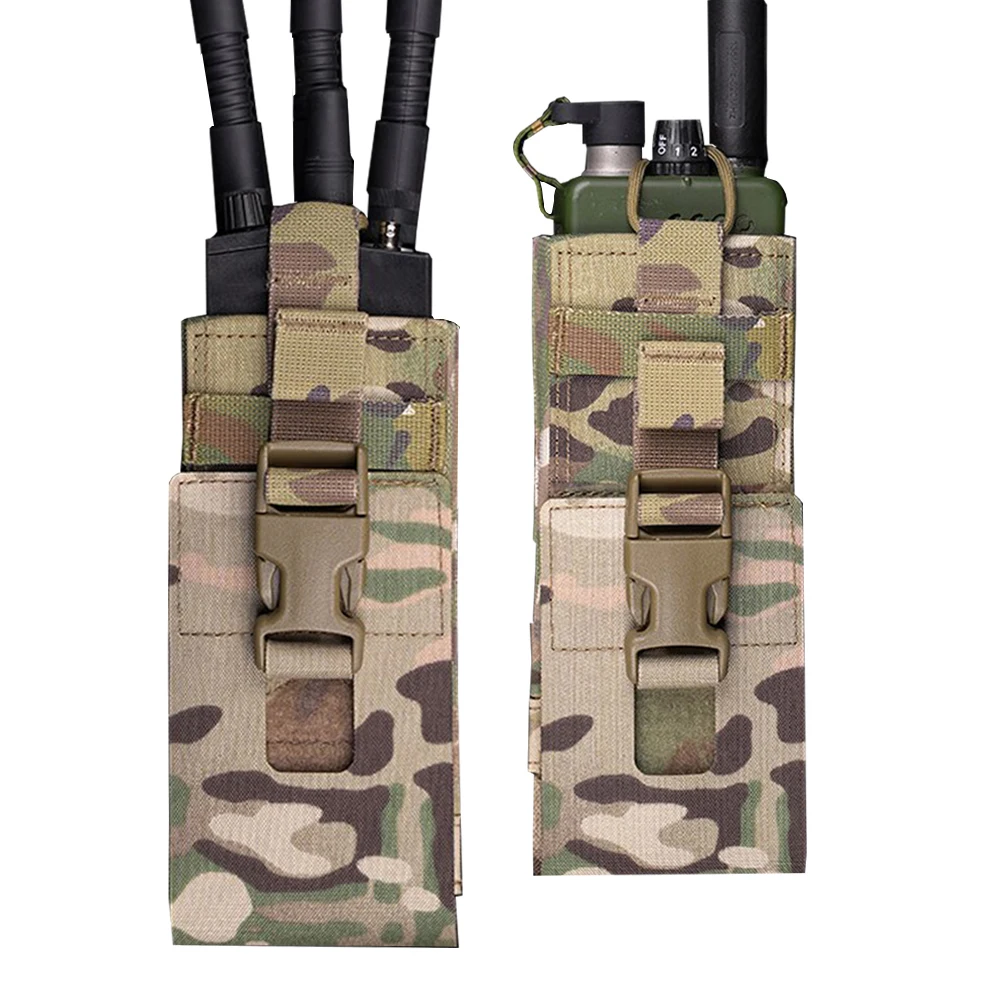 Bolsa táctica MOLLE para walkie talkie ajustable - imagen 3