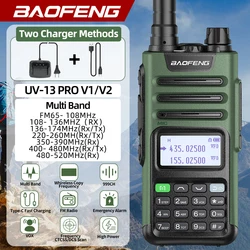 Baofeng M-13 Pro walkie talkie banda dual VHF/UHF recargable