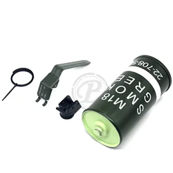 Cilindro metálico M18 para almacenamiento y utilería de cine