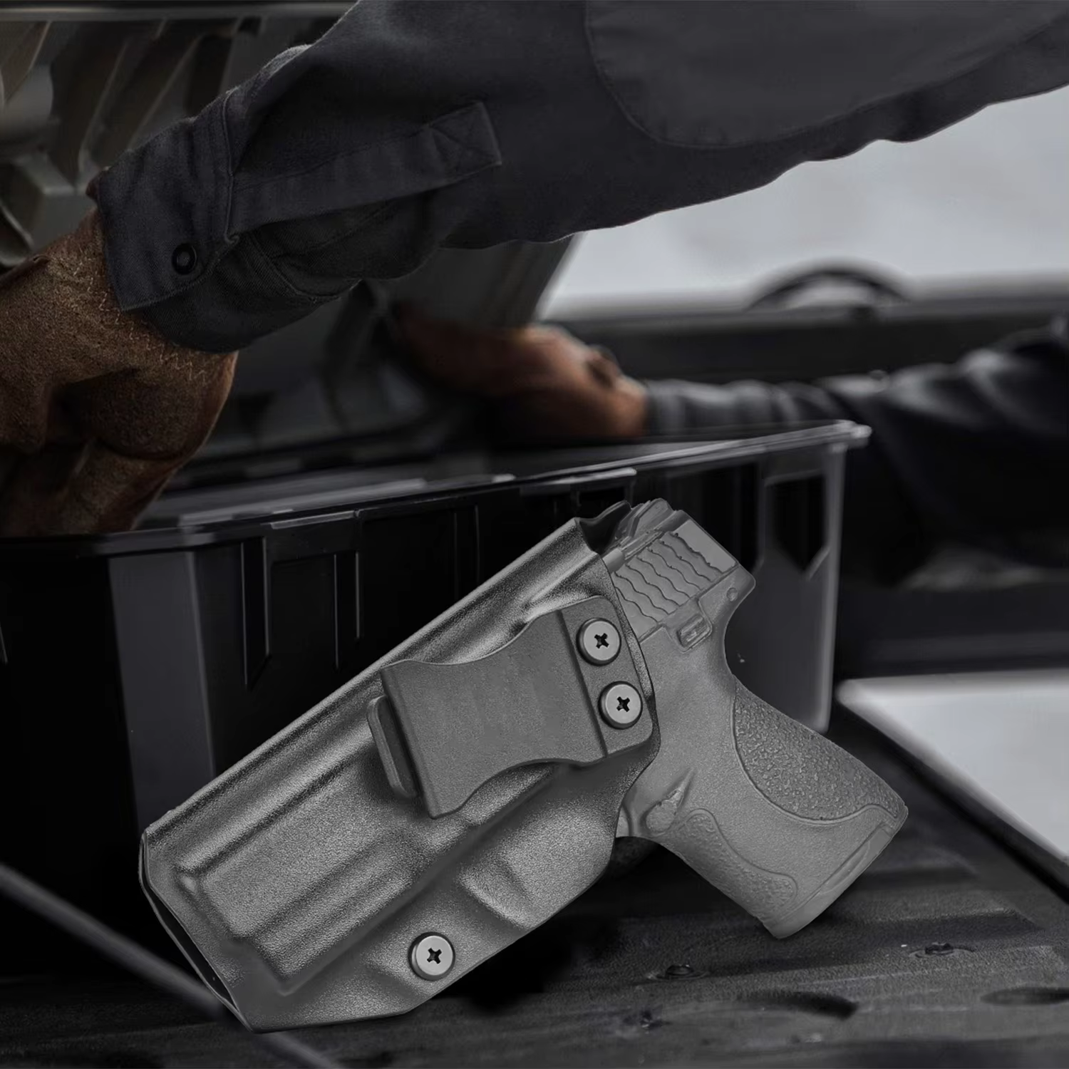 Funda IWB Kydex S&W M&P Shield EZ – Ocultable para cinturón - imagen 5