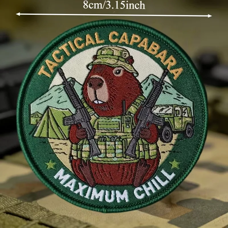 Animal Squad Parche táctico castor con gancho y bucle MOLLE militar - imagen 2