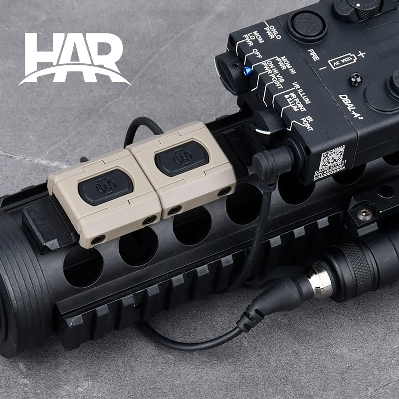 Interruptor táctico de presión WADSN para luz táctica, Picatinny/M-LOK - imagen 2