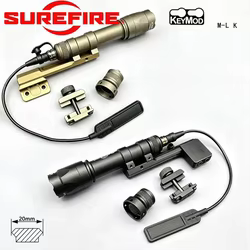 SureFire M600B Linterna táctica LED con soporte lateral Picatinny