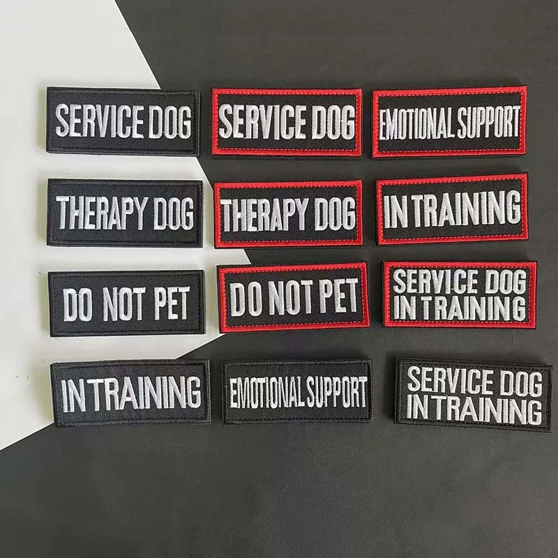 Parche MOLLE para perro de servicio – Bordado táctico profesional - imagen 4