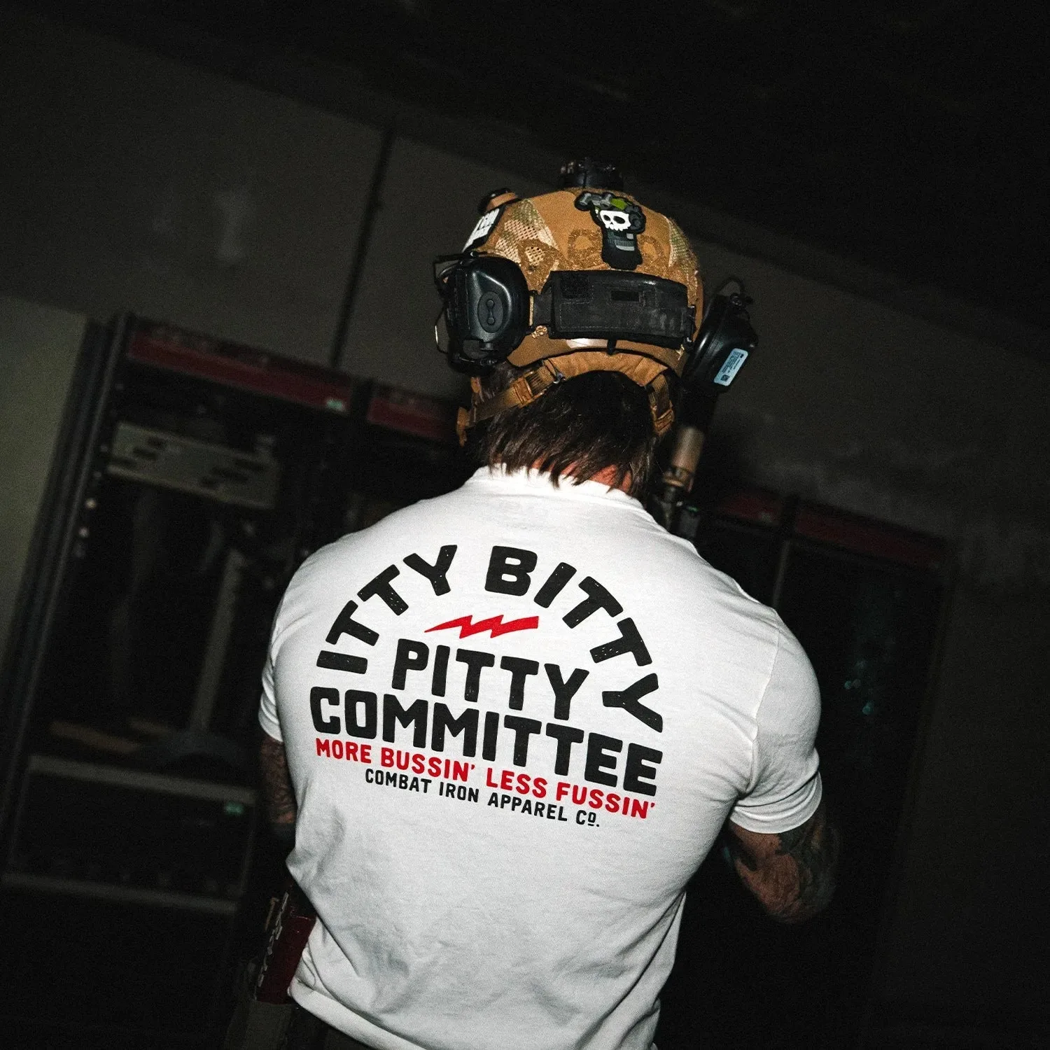 Combat Iron Camiseta táctica de algodón – diseño militar - imagen 2