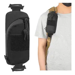 Bolsa táctica MOLLE con correa hombro para mochila EDC multifuncional