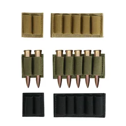 Porta municiones táctico para rifle con funda y parche adhesivo