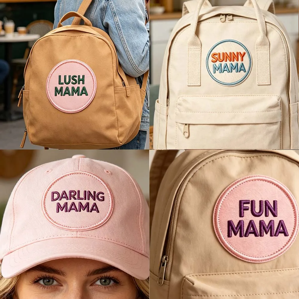 Mamá Oso Parche bordado termoadhesivo para coser, sombreros y bolsos - imagen 2