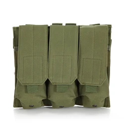 Bolsa táctica Triple M4 5,56mm Molle - Chaleco de tiro o Airsoft
