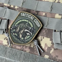 Moral Coon Parche táctico impreso gancho y bucle para MOLLE