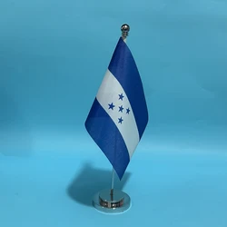 SKY Bandera de Honduras poliéster de escritorio