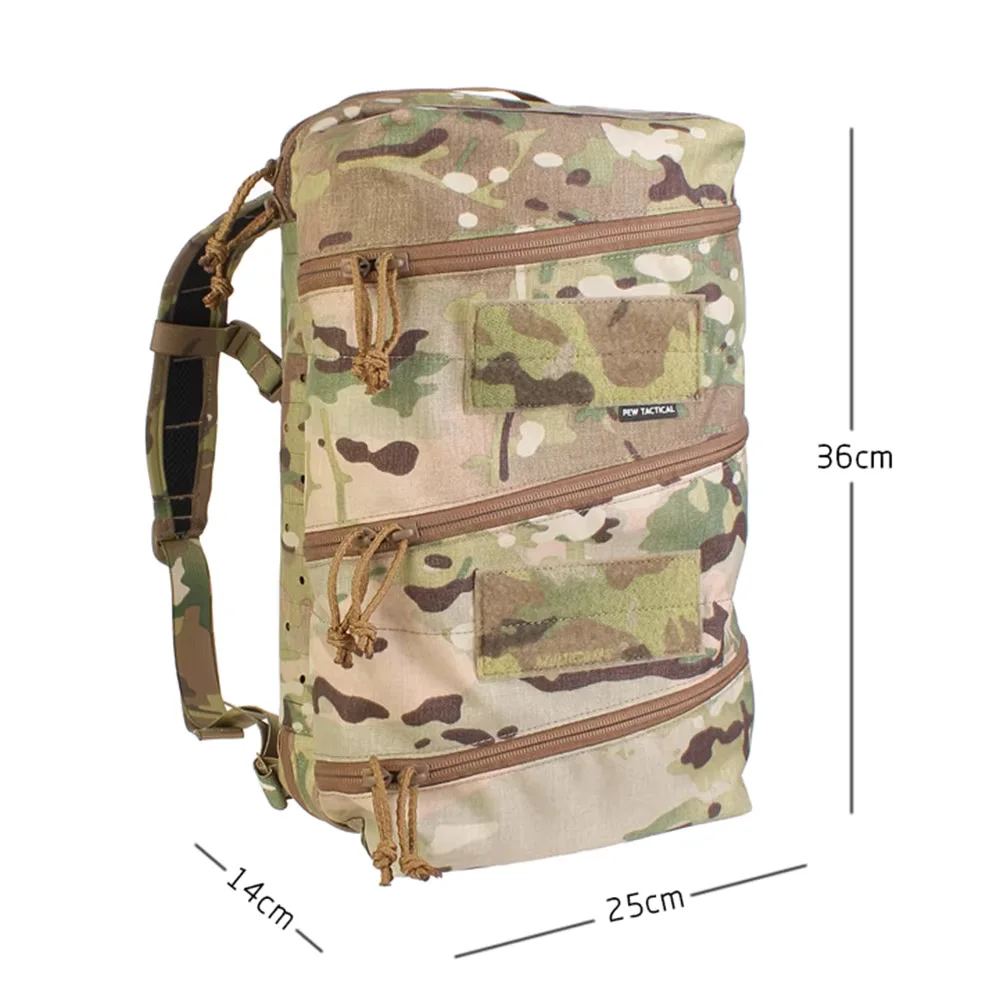 Bolsa táctica compacta estilo delta