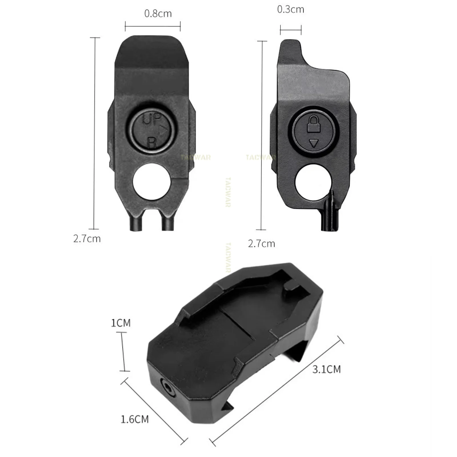 NANO soporte Picatinny multifunción para PEQ y mira punto rojo - imagen 5