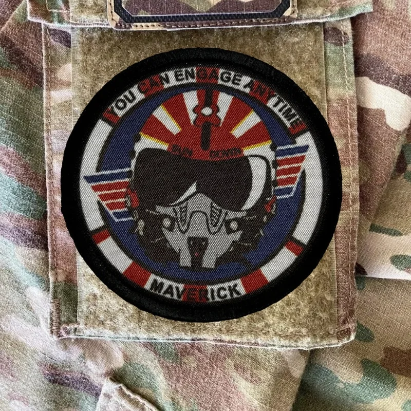 Parche militar con sistema de velcro