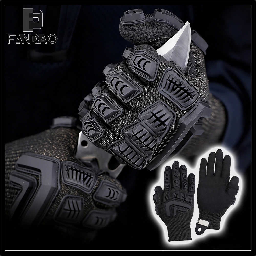 Guantes tácticos resistentes a cortes pantalla táctil antiimpacto - imagen 3