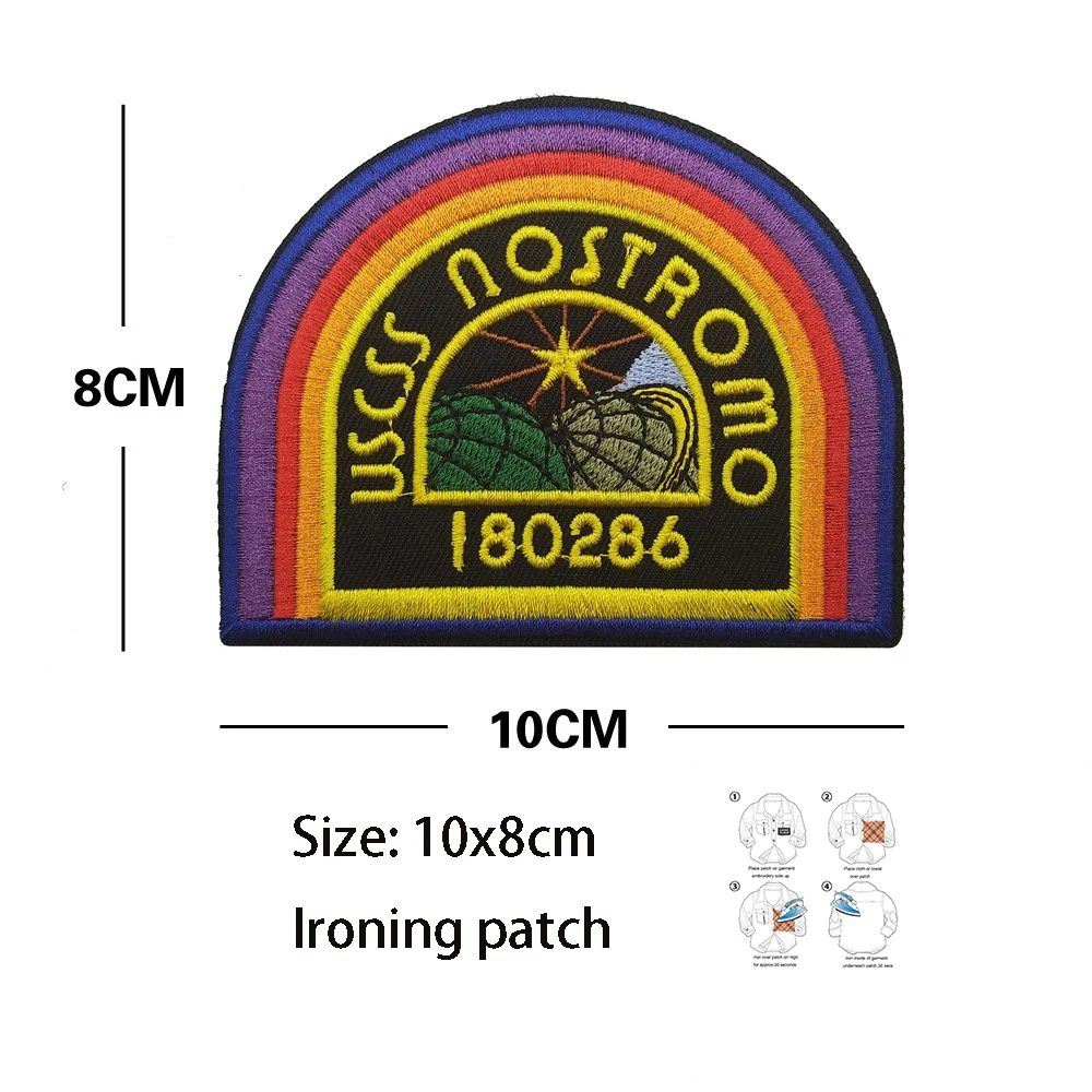 Parche bordado bandera para mochila táctica con brazalete