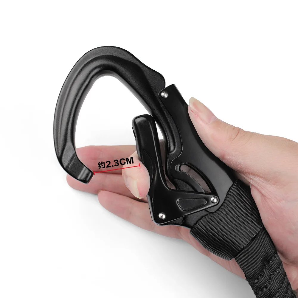 Cuerda de seguridad táctica elástica con hebilla doble - imagen 2