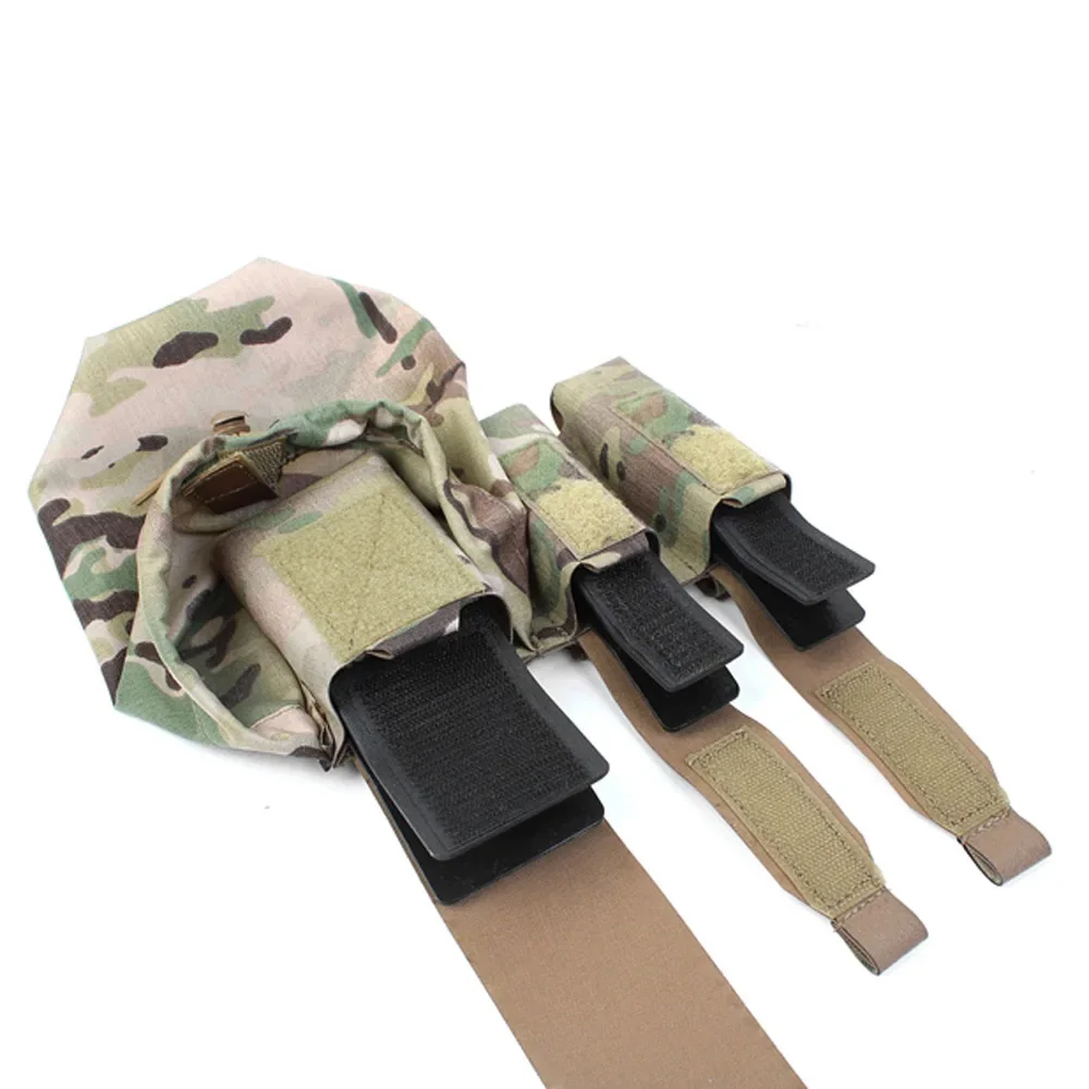Cinturón táctico utilitario MOLLE con doble bolsa para cargadores - imagen 2