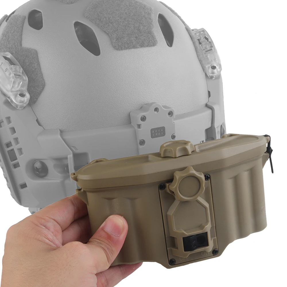 Caja de batería modular ARC Rail POEIDON DEFENSE para casco SF Fast - imagen 5