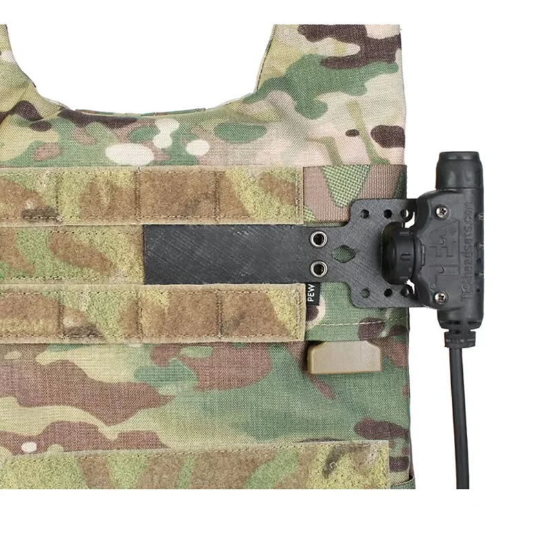 Chaleco táctico MOLLE universal con panel PTT y accesorios expandibles - imagen 4