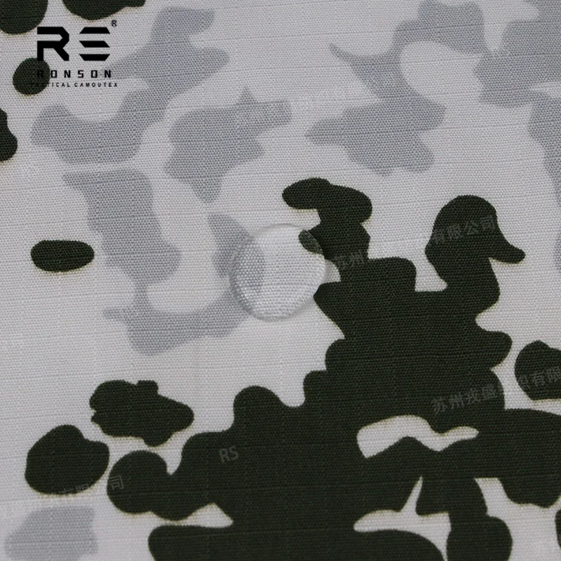 Tela táctica ripstop NYCO Flecktarn alemana para nieve - imagen 4