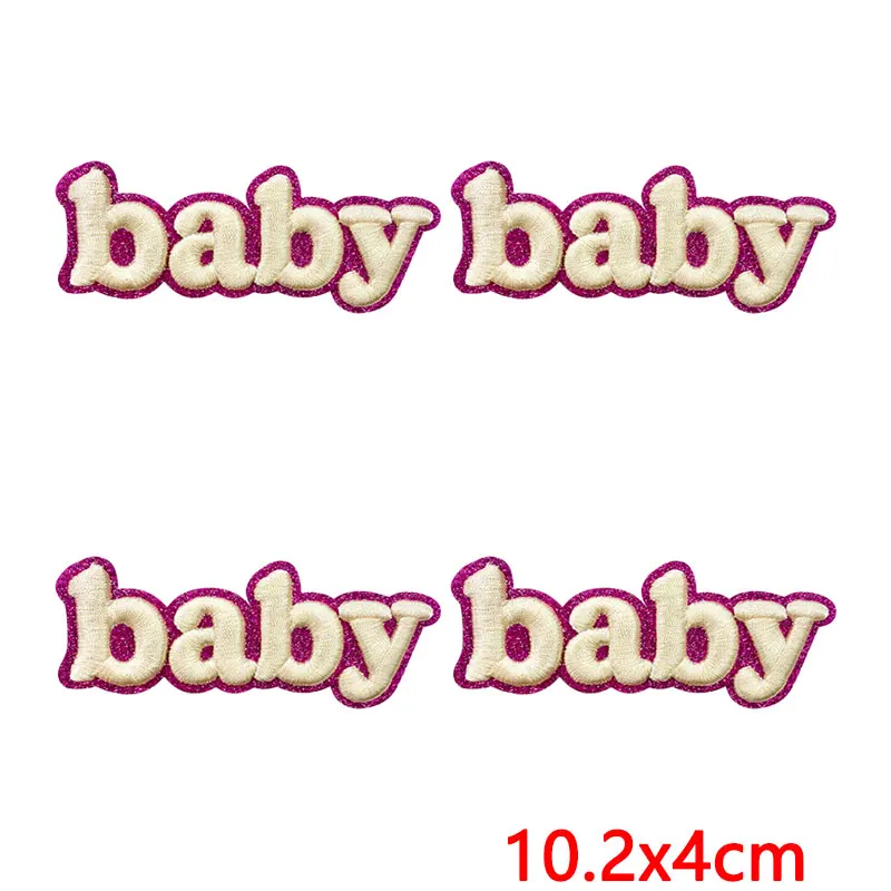 Parche bordado termoadhesivo letras fe familia para gorras y jeans - imagen 2