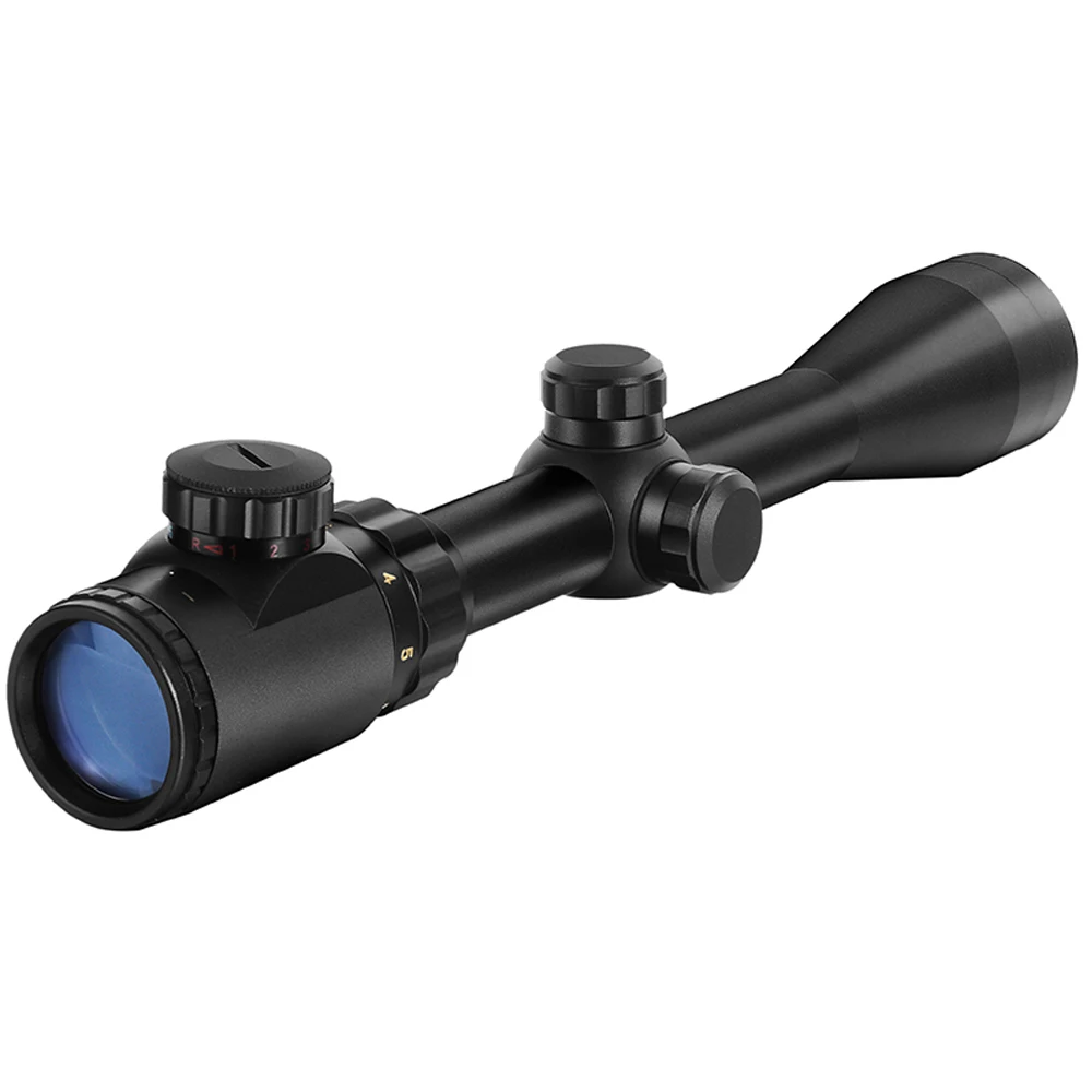 Visor 3-9x40 retícula rojo verde rifle táctico - imagen 3