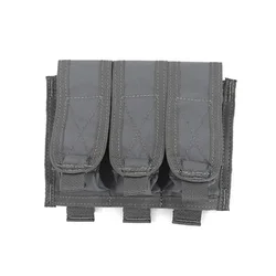 Bolsa táctica MOLLE triple compartimento almacenamiento herramientas