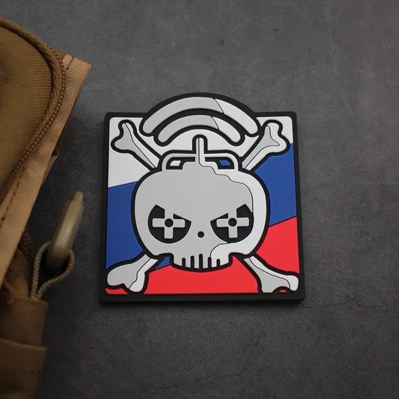 Parche Dron Ruso PVC 3D - Insignia de moral para ropa y mochila - imagen 2