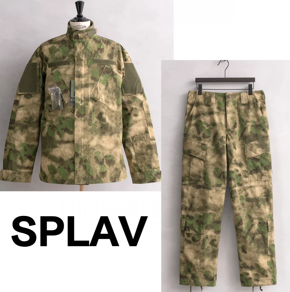Uniforme táctico ACU SPLAV camuflaje chaqueta y pantalón
