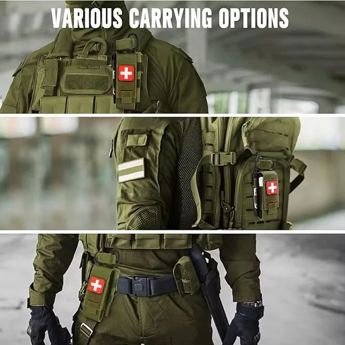 Bolsa MOLLE IFAK para tijeras médicas EMT y torniquete - imagen 4