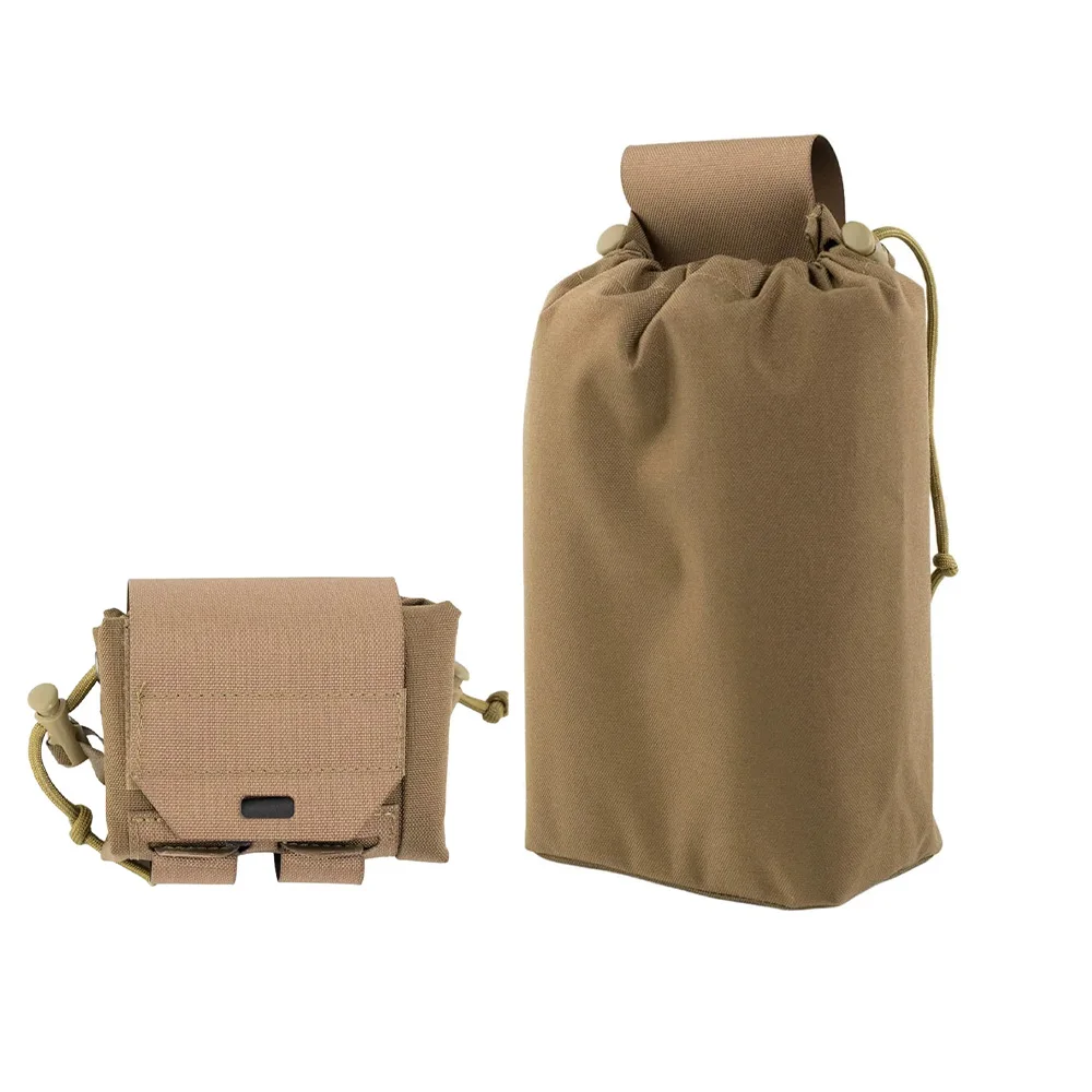 Bolsa táctica MOLLE plegable para cargadores y descarga