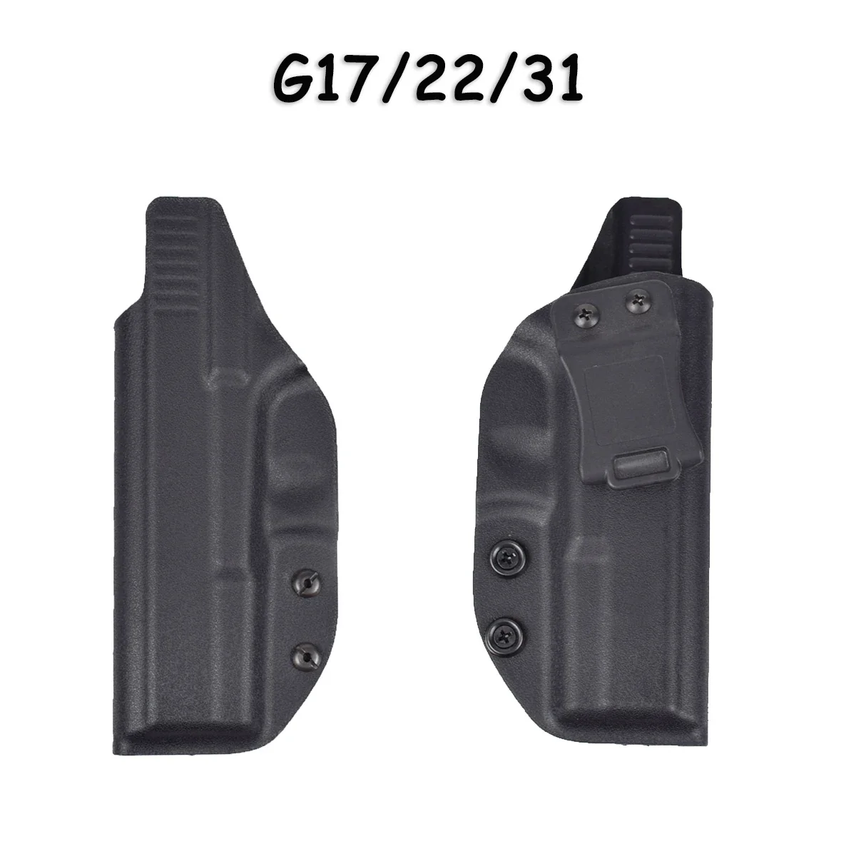Funda de PVC para Glock 43/43X con clip para cinturón oculto - imagen 5