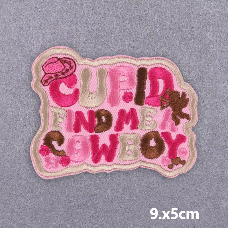 Parche termoadhesivo bordado western caballo para ropa y sombrero - imagen 3