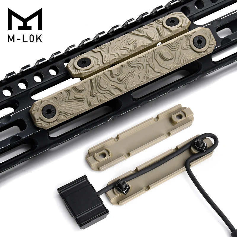 PCM Panel gestión cables táctico M-LOK, ranura única en U/Z - imagen 5