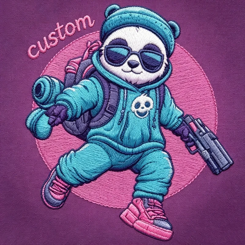 Parche bordado termoadhesivo y gancho personalizado para ropa y bolsas - imagen 5