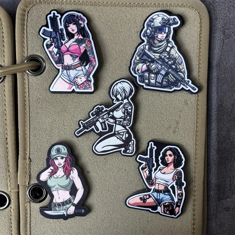 Parche Táctico Anime Moral – Insignia Velcro para Chaleco o Morral - imagen 4