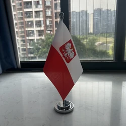 Bandera de escritorio águila República Polonia poliéster