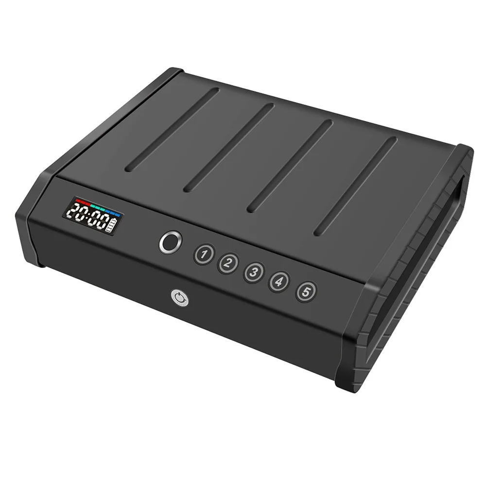 Caja fuerte pistola de acero con huella dactilar y teclado - imagen 2