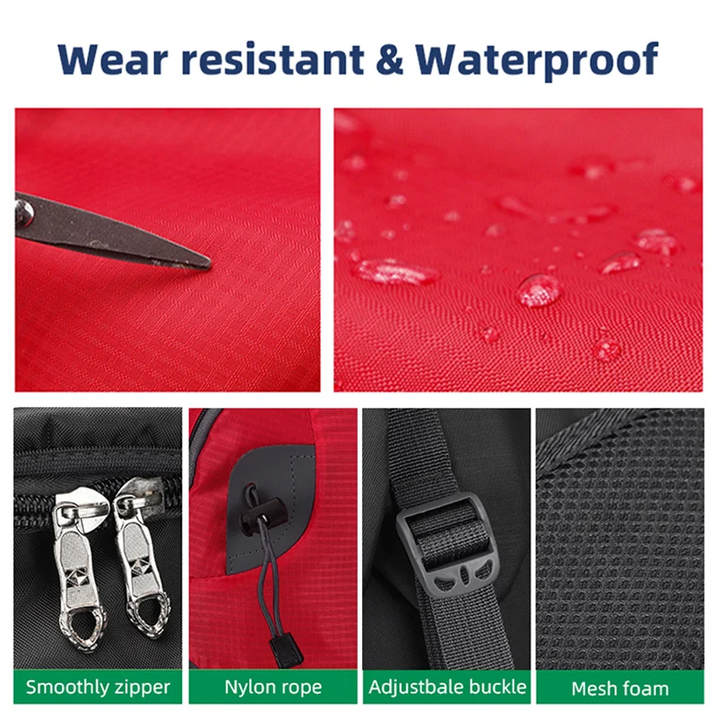 Mochila táctica 80L impermeable para senderismo y montañismo - imagen 3