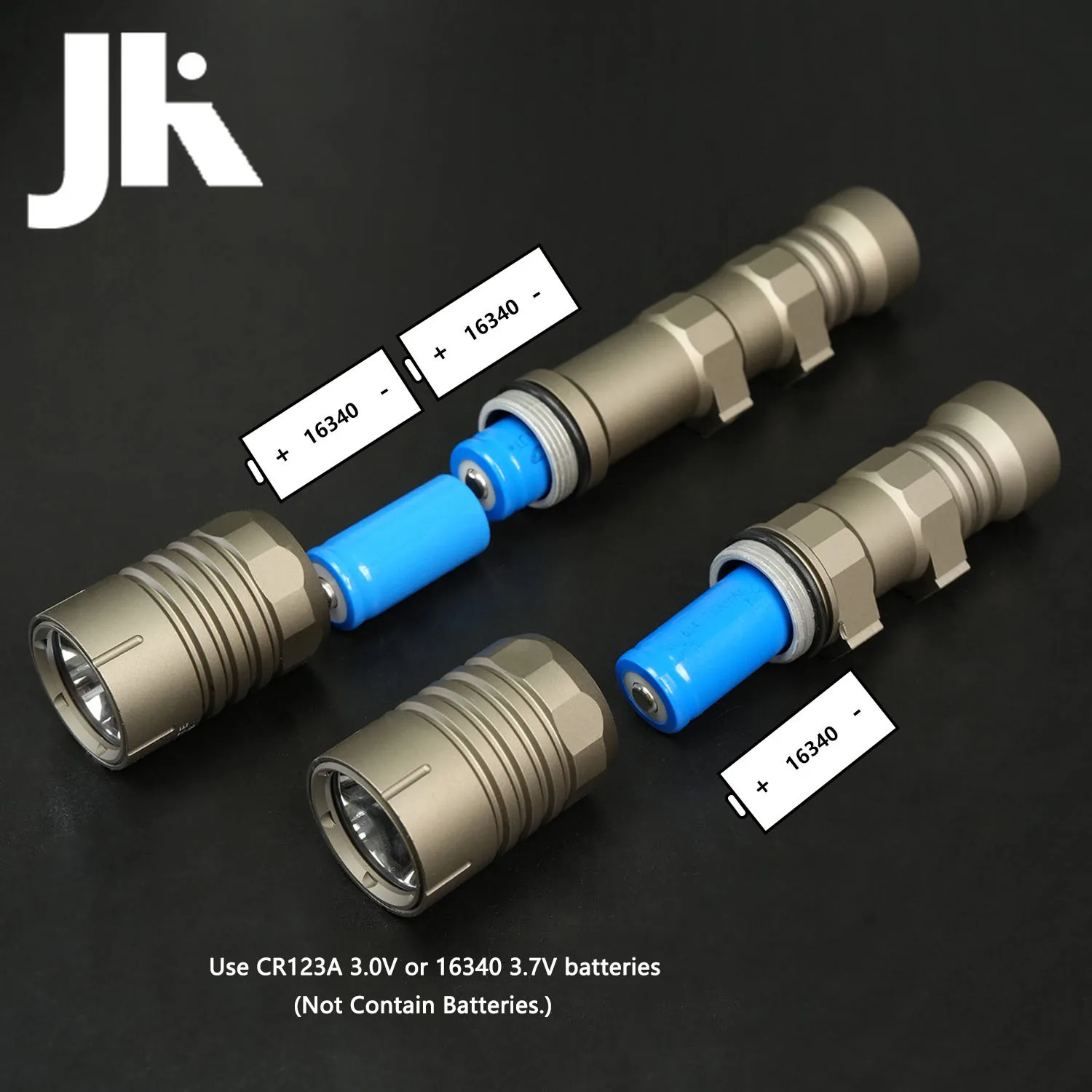 Linterna táctica PLH-V2 O-K de alta potencia, luz exploración - imagen 5