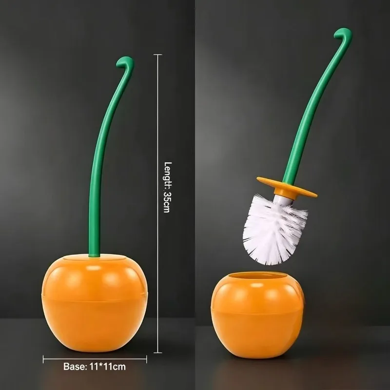 Cepillo de baño Cherry con mango largo y cerdas suaves para diario - imagen 2