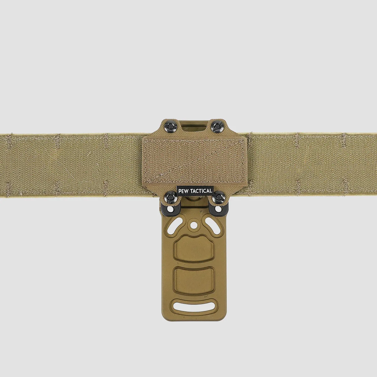 MHA Parche táctico placa abatible para cinturón con velcro