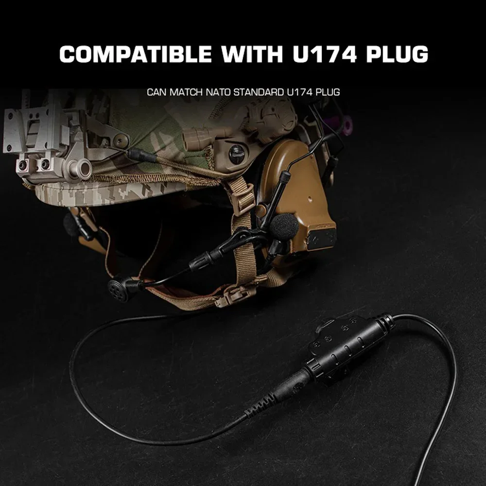 Cable U174 para auricular PTT Motorola Kenwood Baofeng - imagen 5
