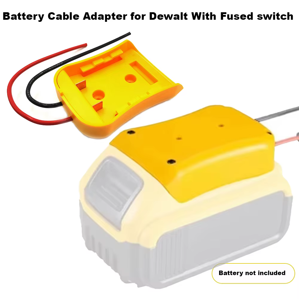Adaptador batería Dewalt 20V Power Wheel con fusible