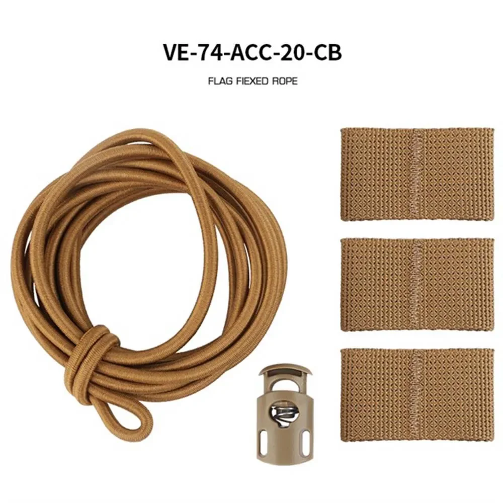 Correas elásticas de fijación MOLLE para chalecos tácticos