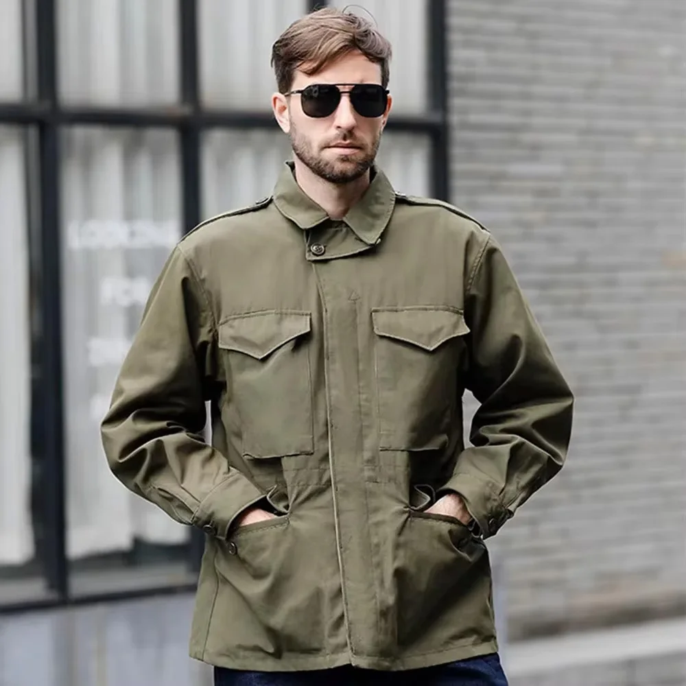 Chaqueta M43 Cortavientos Estilo Militar para Hombre - imagen 5