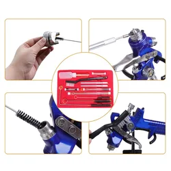 Kit de limpieza para aerógrafo y pistolas de pulverización, cepillos