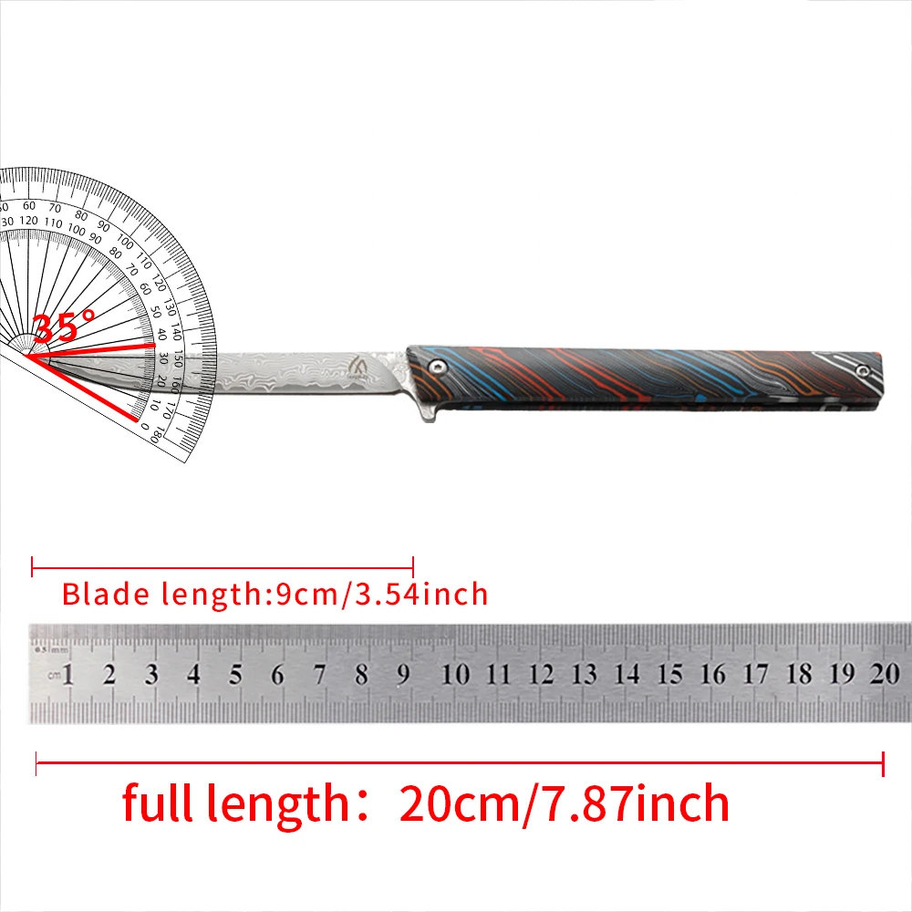Cuchillo plegable táctico G10 multifunción para uso al aire libre - imagen 3